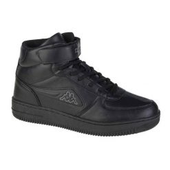 Buty sportowe Sneakersy męskie, Kappa Bash Mid. Czarne buty sportowe na co dzień męskie Kappa, bez zapięcia, trekkingowe. Za 139.00 zł.