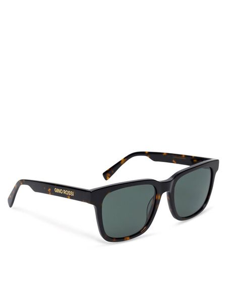 Gino Rossi Okulary przeciwsłoneczne LD91348-2 Brązowy. Brązowe okulary przeciwsłoneczne męskie Gino Rossi, z syntetyku. Za 149.99 zł.