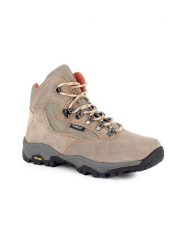 Kimberfeel Skórzane botki turystyczne "Nimba" w kolorze szarobrązowym rozmiar: 43. Brązowe buty zimowe męskie Kimberfeel, z materiału, bez zapięcia. Za 332.24 zł.