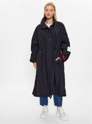 HUGO Płaszcz przejściowy Felicia-1 50495052 Czarny Relaxed Fit. Czarne kurtki damskie Hugo, l, bez wzorów, z syntetyku. Za 1,269.00 zł.
