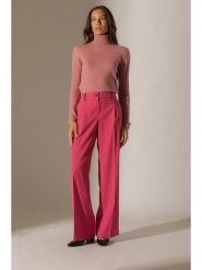 Perfect Cashmere Kaszmirowy golf w kolorze jasnoróżowym rozmiar: XL. Różowe golfy damskie Perfect Cashmere, xl, bez wzorów, z kaszmiru, bez ramiączek. Za 254.74 zł.