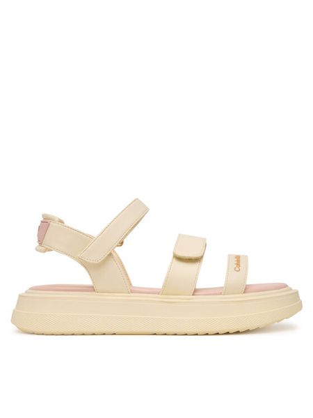 Calvin Klein Sandały V3A2-83250-0326 Beżowy. Brązowe sandały dziewczęce CALVIN KLEIN, ze skóry, bez zapięcia. Za 479.99 zł.