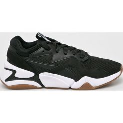 Puma - Buty Nova 90 s Bloc. Czarne buty sportowe na co dzień damskie Puma, bez wzorów, z gumy. W wyprzedaży za 269.90 zł.