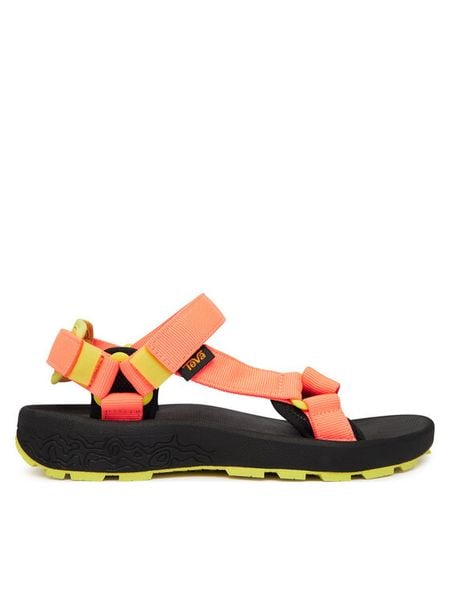 Teva Sandały Hydratrek Sandal 1150270 Koralowy. Pomarańczowe sandały damskie Teva, bez wzorów, z materiału, bez obcasa, na płaskiej podeszwie. Za 301.99 zł.