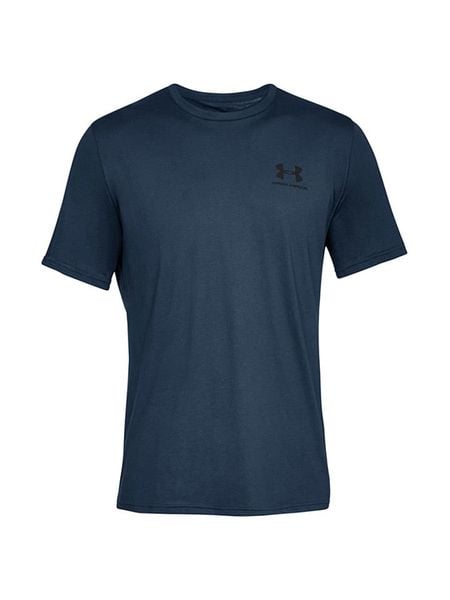 Under Armour Koszulka sportowa w kolorze granatowym rozmiar: 3XL. Niebieskie t-shirty sportowe męskie Under Armour, xl, bez ramiączek, outdoorowe. Za 65.07 zł.