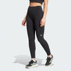 Legginsy Own the Run Full-Length. Niebieskie legginsy damskie Adidas, xs, bez wzorów, z materiału. W wyprzedaży za 209.30 zł.