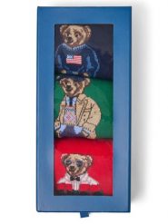 Polo Ralph Lauren Skarpety w zestawie po 3 pary Mężczyźni Bawełna czerwony|niebieski|zielony, ONE SIZE. Czerwone skarpetki męskie Polo Ralph Lauren, bez wzorów, z bawełny. Za 269.95 zł.