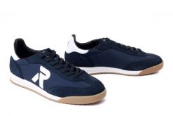 RIEKER U4000-14 blue, półbuty męskie. Niebieskie półbuty męskie Rieker, na lato, bez zapięcia. Za 379.90 zł.