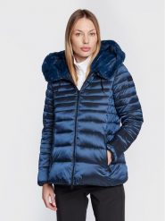 CMP Kurtka przejściowa 32K3076F Granatowy Regular Fit. Niebieskie kurtki damskie CMP, bez wzorów, z syntetyku, bez kaptura. W wyprzedaży za 349.99 zł.