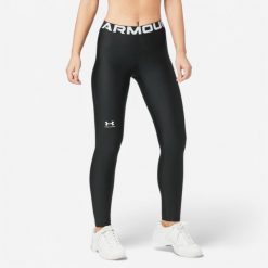 Legginsy fitness damskie HeatGear Authentics Under Armour. Legginsy damskie NO BRAND, xs, bez wzorów, z elastanu. Za 149.99 zł.