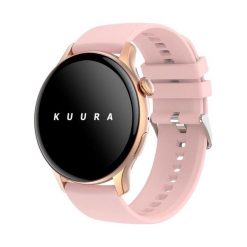 Kuura Inteligentny Zegarek Funkcja F7 V3, Różowy. Czerwone, cyfrowe zegarki damskie KUURA, srebrne. Za 349.00 zł.