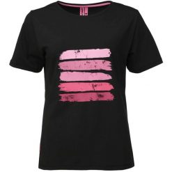 Damska koszulka Loap Abnelis Blk czarna. Czarne t-shirty damskie LOOP, bez wzorów, z bawełny, bez kołnierzyka. Za 68.61 zł.