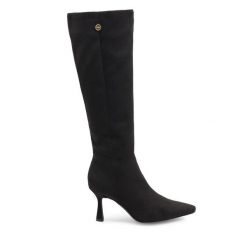 Kozaki Nine West. Czarne kozaki damskie Nine West, bez obcasa, na szpilce. Za 329.99 zł.