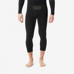 Legginsy termoaktywne narciarskie męskie Wedze BL 500 soft seamless. Bielizna termoaktywna męska WED'ZE, m, bez wzorów, z materiału. Za 119.99 zł.