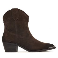 Botki Aldo. Brązowe botki damskie Aldo, bez obcasa, na płaskiej podeszwie, bez zapięcia. Za 639.99 zł.