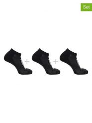 SALOMON Skarpety funkcyjne (3 pary) "Everyday Low" w kolorze czarnym rozmiar: 39-41. Czarne skarpetki męskie Salomon, bez wzorów, prążkowane. Za 32.67 zł.