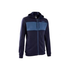 Bluza na zamek z kapturem Gym & Pilates męska. Niebieskie bluzy z kapturem męskie Adidas, l, z bawełny. Za 219.99 zł.