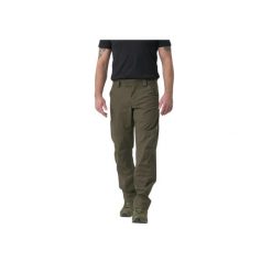 Spodnie outdoor męskie Helikon-Tex Woodsman. Zielone spodnie materiałowe męskie HELIKON-TEX, bez wzorów, sportowe. Za 235.99 zł.