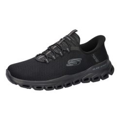 Buty sportowe męskie Skechers Glide step Noxus. Czarne buty sportowe na co dzień męskie Skechers, z materiału, bez zapięcia, trekkingowe. Za 590.00 zł.