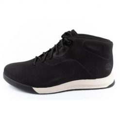 Buty trekkingowe męskie Timberland TB0A5MP1001. Czarne buty trekkingowe męskie Timberland, z materiału, bez zapięcia, trekkingowe. Za 608.00 zł.