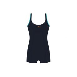 Strój jednoczęściowy do aquafitness Mika damski. Niebieskie stroje jednoczęściowe damskie NABAIJI, bez wzorów. Za 59.99 zł.