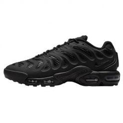 Buty do chodzenia męskie Nike Air Max Plus Drift. Czarne buty sportowe na co dzień męskie Nike, z materiału, bez zapięcia, trekkingowe, nike air max. Za 799.99 zł.