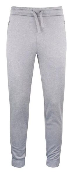 Clique Basic Active Pants – spodnie sportowe z 100% poliestru – grey melange. Szare spodnie sportowe męskie CLIQUE, z materiału. Za 168.81 zł.