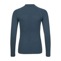 Koszulka z długim rękawem damska FLEX Seamless LS. Niebieskie bluzki sportowe damskie HEAD, l, z dzianiny, bez kołnierzyka, bez ramiączek. W wyprzedaży za 196.00 zł.