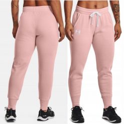 Spodnie dresowe dla kobiet Under Armour Rival Fleece Jogger. Czarne spodnie sportowe damskie Under Armour, xl, z dresówki. Za 219.20 zł.