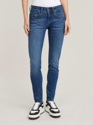 G-Star Dżinsy - Skinny fit - w kolorze niebieskim rozmiar: W29/L30. Niebieskie jeansy damskie G-Star. Za 303.59 zł.