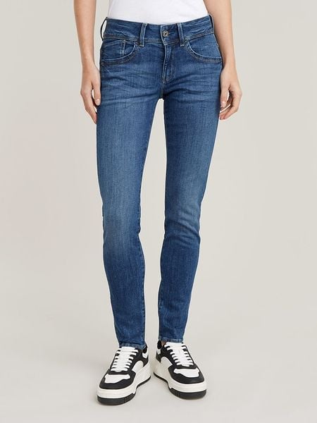 G-Star Dżinsy - Skinny fit - w kolorze niebieskim rozmiar: W29/L30. Niebieskie jeansy damskie G-Star. Za 272.96 zł.