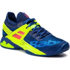Buty BABOLAT - Propulse Rage Clay M 30S19770 Blue/Fluo Aero. Niebieskie buty sportowe na co dzień męskie BABOLAT, z materiału, bez zapięcia, tenisowe. W wyprzedaży za 489.00 zł.