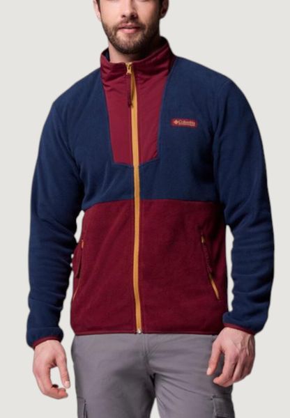Bluza Mężczyzna COLUMBIA Sequoia Grove™ Full Zip Fleece. Czerwone bluzy bez kaptura męskie Columbia, m. Za 145.84 zł.
