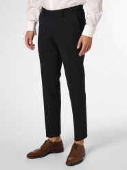 Finshley & Harding London spodnie od garnituru modułowego Mężczyźni Slim Fit niebieski, 40. Niebieskie spodnie materiałowe męskie Finshley & Harding London. Za 499.95 zł.