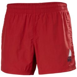 Spodnie Helly Hansen Cascais. Czerwone spodnie materiałowe męskie Helly Hansen, bez wzorów, z materiału. Za 318.00 zł.