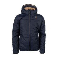 Kurtka jeździecka HKM MIA głęboki niebieski junior. Niebieskie kurtki damskie HKM, m, bez wzorów, z materiału, bez kaptura. Za 335.00 zł.