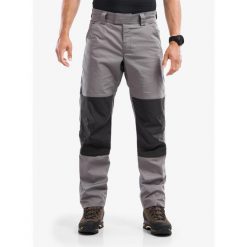 Spodnie turystyczne męskie Helikon-Tex Woodsman. Szare spodnie materiałowe męskie HELIKON-TEX, bez wzorów, sportowe. Za 225.49 zł.