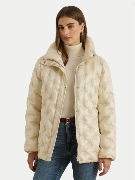 LAUREN RALPH LAUREN Kurtka przejściowa 297980104003 Beżowy Regular Fit. Brązowe kurtki damskie Lauren Ralph Lauren, s, bez wzorów, z syntetyku, bez kaptura. Za 999.99 zł.