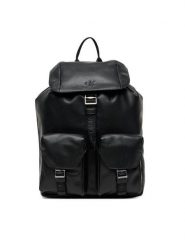 Calvin Klein Plecak Cargo Flap Backpack LV04D3127G Czarny. Czarne plecaki męskie CALVIN KLEIN, bez wzorów, ze skóry. Za 549.99 zł.