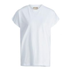 Koszulka damska JJXX astrid boxy. Białe t-shirty damskie JJXX, s, bez wzorów, z bawełny, bez kołnierzyka. Za 107.50 zł.