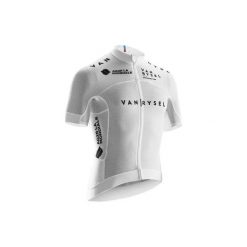 Koszulka na rower szosowy ROADRACING ULTRALIGHT męska. Szare t-shirty sportowe męskie VAN RYSEL, m, z elastanu, bez ramiączek, rowerowe. Za 219.99 zł.