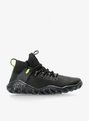 Buty turystyczne męskie Vivobarefoot Magna Forest ESC. Czarne buty trekkingowe męskie VIVOBAREFOOT, z gumy, przed kolano, bez zapięcia, trekkingowe. Za 945.99 zł.