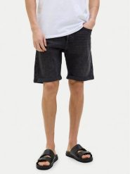 Jack & Jones Szorty jeansowe Rick 12269612 Czarny Regular Fit. Czarne szorty męskie Jack & Jones, bez wzorów, z bawełny. Za 119.99 zł.
