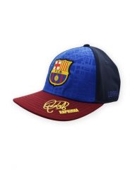 Czapka z daszkiem FC Barcelona Raphinha - oficjalna licencjonowana. Niebieskie czapki z daszkiem damskie FC Barcelona, bez wzorów, z bawełny. Za 109.00 zł.