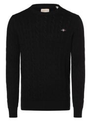 Gant Sweter Mężczyźni Bawełna niebieski, XL. Niebieskie swetry męskie Gant, m, bez wzorów, z bawełny, bez kołnierzyka. Za 699.95 zł.