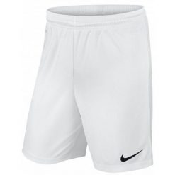 Męskie Spodenki Piłkarskie Park II. Białe szorty męskie Nike, bez kołnierzyka. Za 70.99 zł.