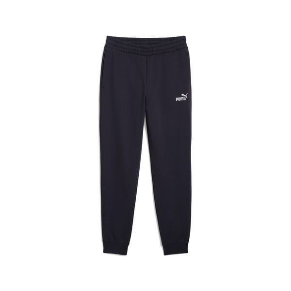 Męskie spodnie dresowe Essentials z logo No. 1 PUMA. Niebieskie spodnie sportowe męskie Puma, z bawełny. Za 139.00 zł.