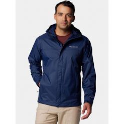 Płaszcz Przeciwdeszczowy Męski Columbia Watertight II. Niebieskie płaszcze męskie Columbia, m, bez wzorów, sportowe. Za 379.00 zł.