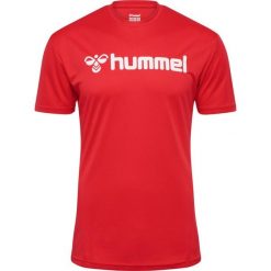 Koszulka Hummel Logo. Czerwone bluzki damskie HUMMEL, s, bez wzorów, bez kołnierzyka. Za 119.00 zł.