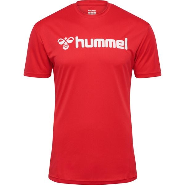 Koszulka Hummel Logo. Czerwone bluzki damskie HUMMEL, s, bez wzorów, bez kołnierzyka. Za 119.00 zł.